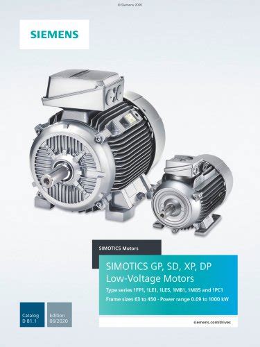 Siemens motor catalogue pdf